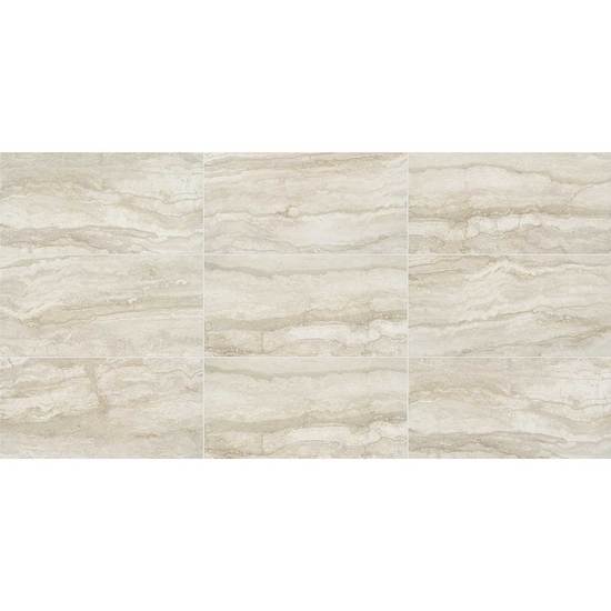 American Olean Vellagio 12 in. x 24 in. Glazed Porcelain Floor Tile - Silver Online now