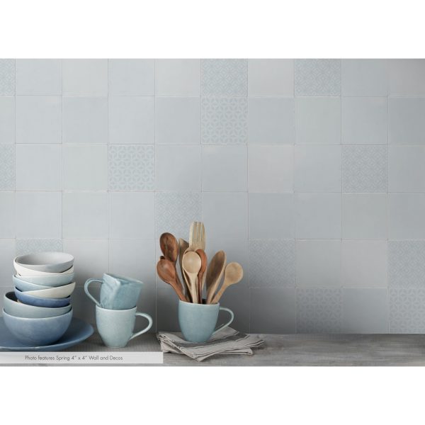 Lungarno - Seasons 4 in. x 4 in. Deco Tile - Summer Solstice Hot on Sale