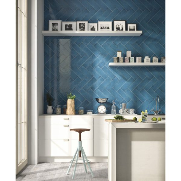 Tesoro - Maiolica 4 in. x 12 in. Ceramic Wall Tile - Mare Sale