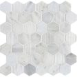 Arizona Tile - Completa Marble - Calacatta Gris 2  Hex Mosaic on Sale