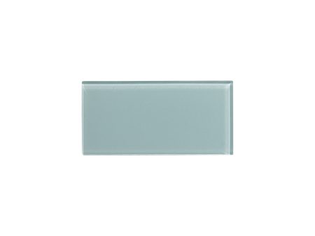 Lungarno - Urban Textures Contempo 3 in. x 6 in. Wall Tile - Sky Blue For Sale