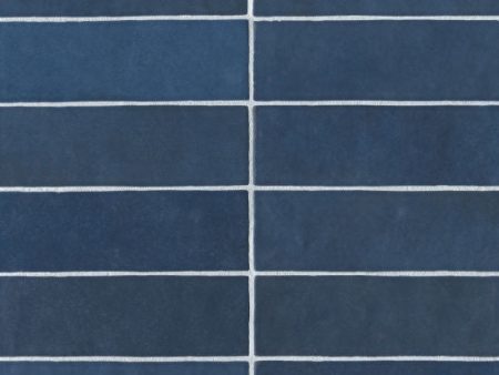 Bedrosians Tile & Stone - Cloe 2.5  x 8  Wall Tile - Blue For Cheap