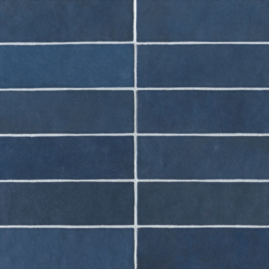 Bedrosians Tile & Stone - Cloe 2.5  x 8  Wall Tile - Blue For Cheap