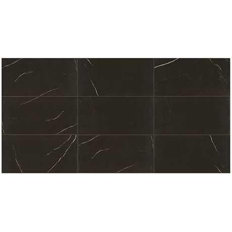 Marazzi - Classentino Marble 24 in. x 48 in. Porcelain Tile - Centurio Black Polished Online now