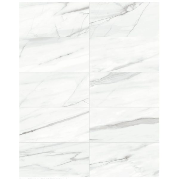 Anatolia Mayfair 16 in. x 32 in. HD Rectified Porcelain Tile - Volakas Grigio (Polished) Fashion