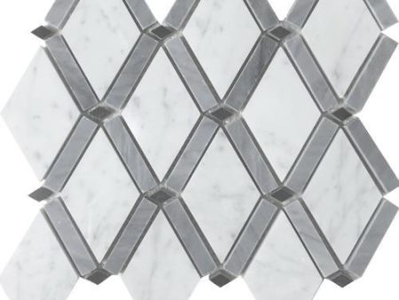 Tesoro Metropolitan Blends - Diamond Carrara Bardigilio Band and Black Dot Sale