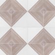 SomerTile - Triangle 6”x 6” Ceramic Wall Tile - Rustique Glossy Taupe on Sale