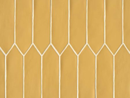 Bedrosians - Reine Collection 3  x 12  Wall Tile - Golden Online Sale