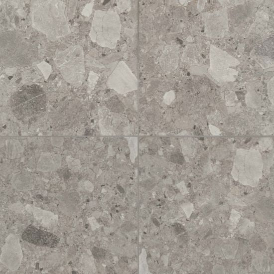 Bedrosians Tile & Stone - Frammenta 24  x 24  Floor & Wall Tile - Grey Online Hot Sale