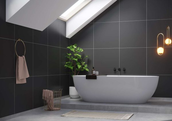 Black 24  x 24  Tile Standard Panel 2 Pack 24.5  x 94.5  Online Sale