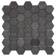 Tesoro Metropolitan Contempo - Basalt Multi Finish 2 in. Hexagon Mosaic For Sale