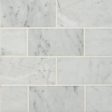 Daltile - Carrara White 3 in. x 6 in. - Polished Hot on Sale