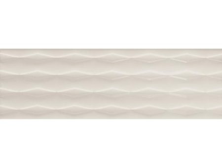 American Olean Visual Impressions Wall Tile - Linear Diamond - Gray For Sale