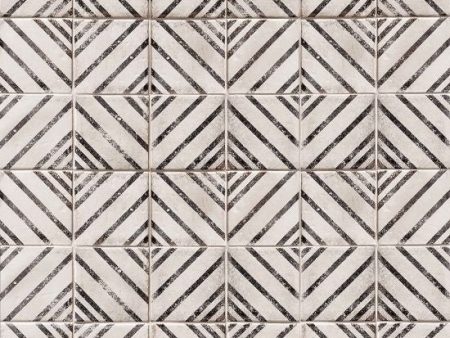 Bedrosians Tile & Stone - Vivace 4  x 4  Decorative Tile - Rice Motif Online Sale