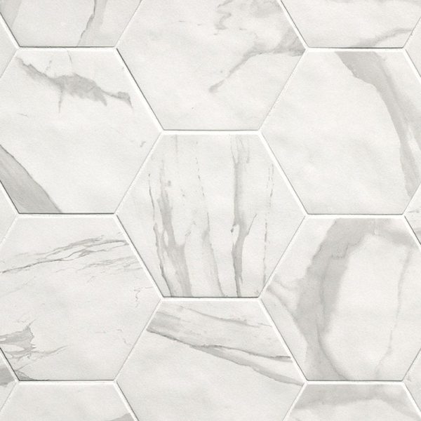 FAP Ceramiche - Roma 9 7 8  x 8.5  Porcelain Tile - Statuario Hex Online