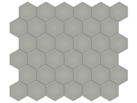 Anatolia - Soho Porcelain - 2 in. Hexagon Glazed Mosaic - Cement Chic Matte Online