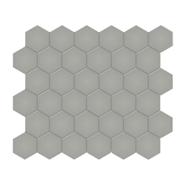 Anatolia - Soho Porcelain - 2 in. Hexagon Glazed Mosaic - Cement Chic Matte Online