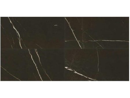 Daltile Marble Attache 12 in. x 24 in. Colorbody Porcelain Tile - Satin Nero MA83 Supply