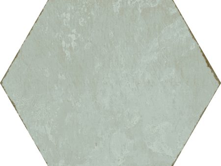 Tesoro - Spring Time Hex Porcelain Tile - Aqua For Discount