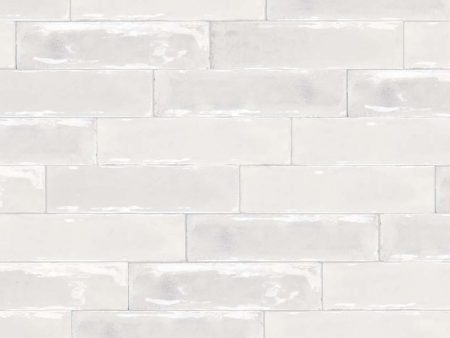 Topcu - Ondine 3 in. x 12 in Wall Tile - All White Online