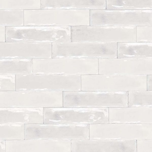 Topcu - Ondine 3 in. x 12 in Wall Tile - All White Online