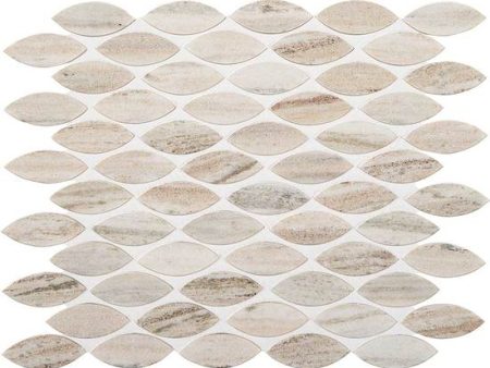 American Olean - Ascend Natural Stone Leaf Mosaic - Open Horizon on Sale