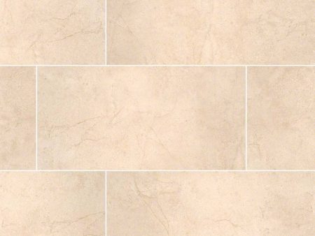 MSI - Aria 12 in. x 24 in. Porcelain Tile - Cremita Supply