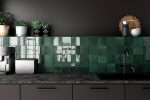 Bedrosians Tile & Stone - Cloe 5  x 5  Wall Tile - Green Fashion