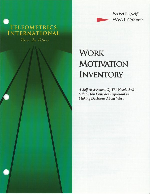 Co-Worker Feedback>> Work Motivation Inventory (WMI) For Sale