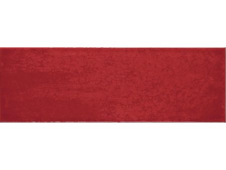 Tesoro - Maiolica 4 in. x 12 in. Ceramic Wall Tile - Rosso Online