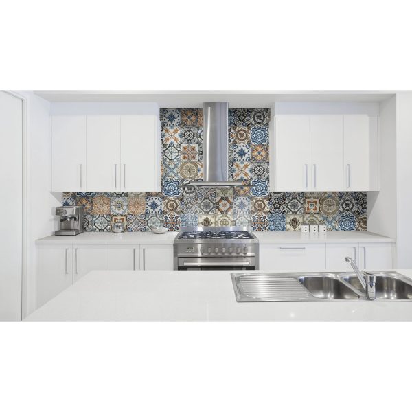 Anatolia - Marrakesh HD 8 in. x 8 in. Glossy Porcelain Tile - Color Mix For Discount