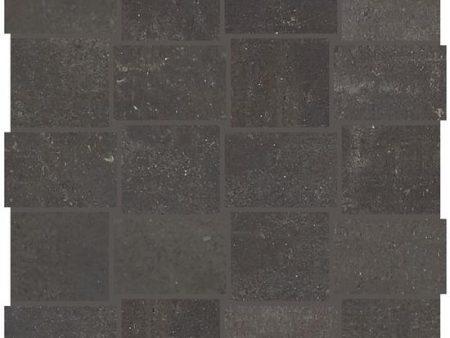 American Olean - Union 2  x 3  Modern Weave Mosaic - Black Nickel Online Hot Sale