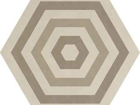 Daltile - Bee Hive 24 in. x 20 in. Porcelain Tile - Warm Target For Sale