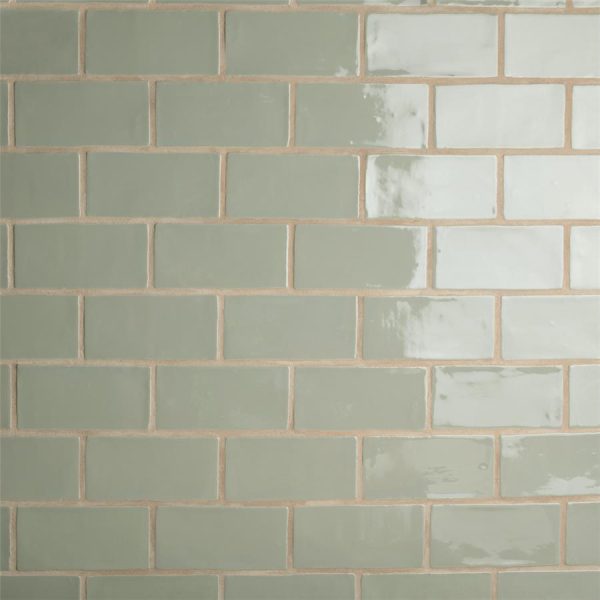 SomerTile - Chester 3  x 6  Subway Tile - Sage For Cheap