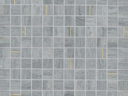 Bedrosians - Ferrara 1  x 1  Wall Mosaic - Argento For Cheap