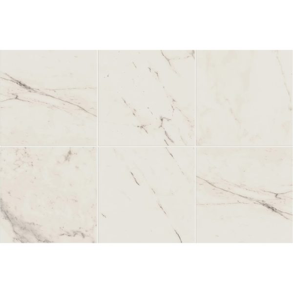 Marazzi - Classentino Marble 24 in. x 24 in. Porcelain Tile - Palazzo White Matte For Discount