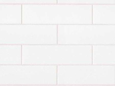 Bedrosians - Traditions 4  x 16  Ceramic Wall Tile - Gloss White Online