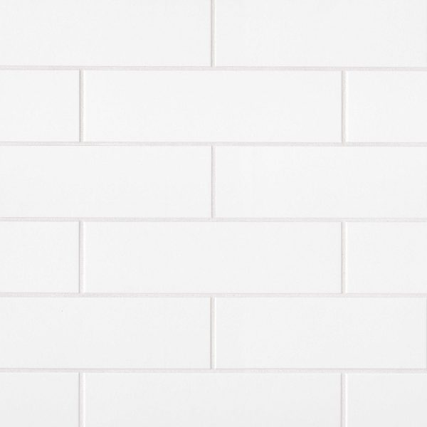 Bedrosians - Traditions 4  x 16  Ceramic Wall Tile - Gloss White Online