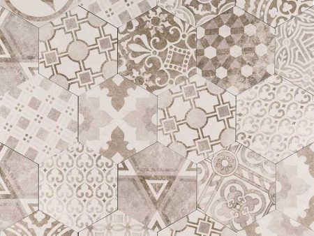 MSI - Kenzzi 7 in. x 8 in. Porcelain Tile Collection - Mixana Hexagon For Sale