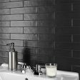 SomerTile - Chester 2  x 10  Subway Tile - Matte Nero Online