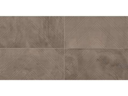 Daltile Chord 12 in. x 24 in. Textured Porcelain Tile - Rhythm Brown Cheap