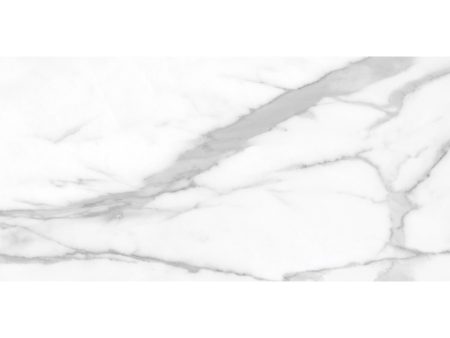 Anatolia - La Marca Glazed Porcelain 12 in. x 24 in. Honed Tile - Statuario Nuovo Online now