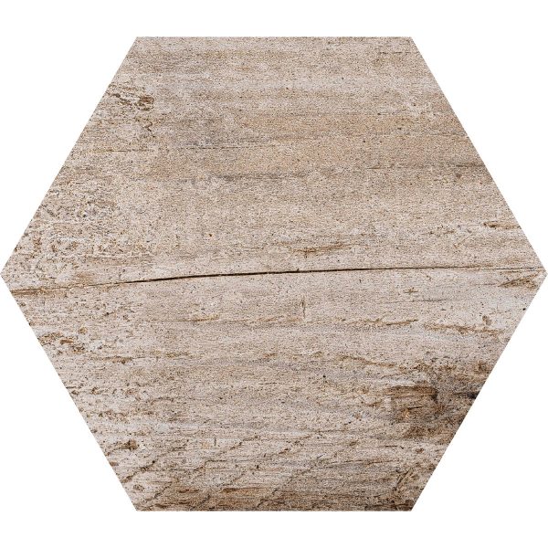 Tesoro - Gauguin Wood Hex Porcelain Tile - Mix Hex Cheap