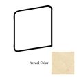 American Olean Mirasol 3 in. x 3 in. Glazed Ceramic Wall Bullnose Outcorner - Crema Laila Glossy on Sale