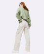 High Waisted Cotton Pant - Beige Sale