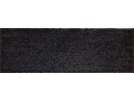 Tesoro - Maiolica 4 in. x 12 in. Bullnose - Nero Sale