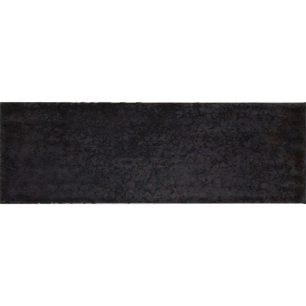 Tesoro - Maiolica 4 in. x 12 in. Bullnose - Nero Sale