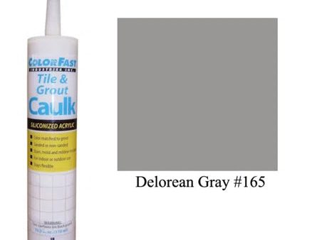 *Closeout Caulking* Custom Sanded Caulk - #165 Delorean Gray - 10.5 oz tube Fashion