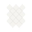 Anatolia - Soho Porcelain - Beveled Arabesque Glazed Mosaic - Canvas White Glossy For Cheap