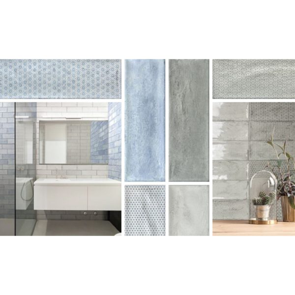 Topcu - Arles Decorative Wall Tile 4 in. x 12 in. - Silver Decor Mix Online Sale